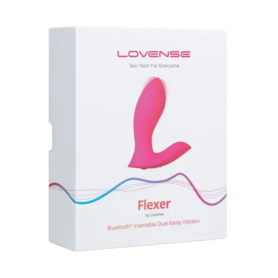 Смарт-вібратор у трусики Lovense Flexer, манливий рух + вібрація, стимуляція клітора та точки G Львів
