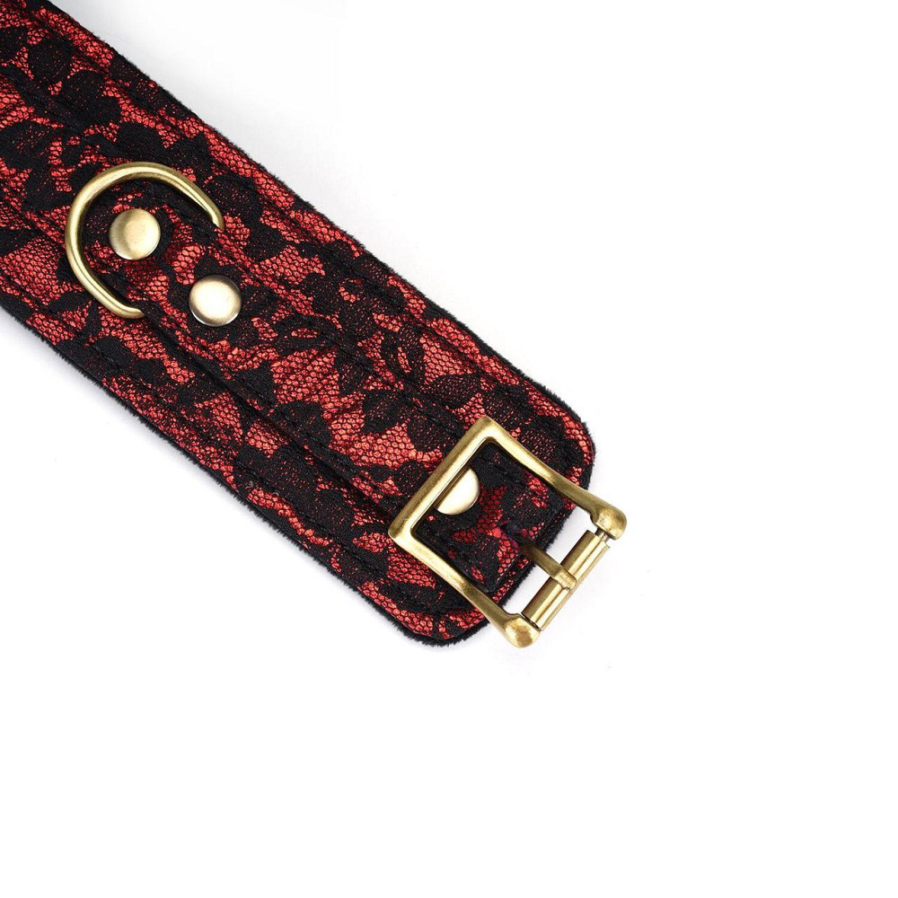 Наручники Liebe Seele Victorian Garden Wrist Cuff, кільця та з’єднувальний ланцюжок Sex Aura Київ - фото 8