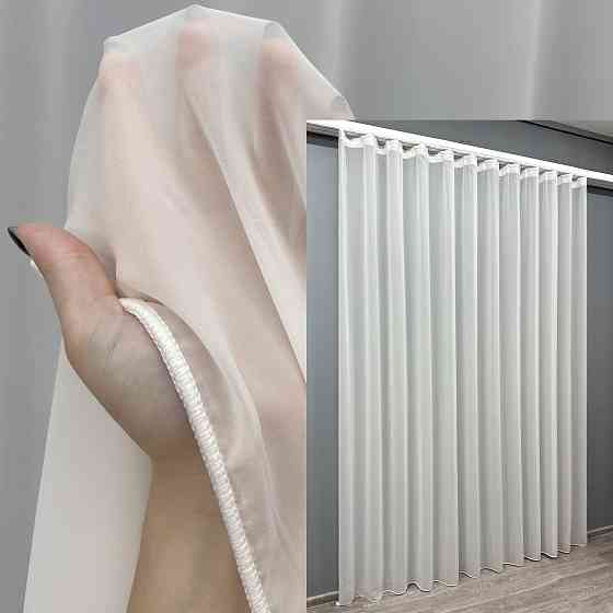 Тюль VR-Textil Креп-масло Теплый белый 300х270 см (40-182) Киев