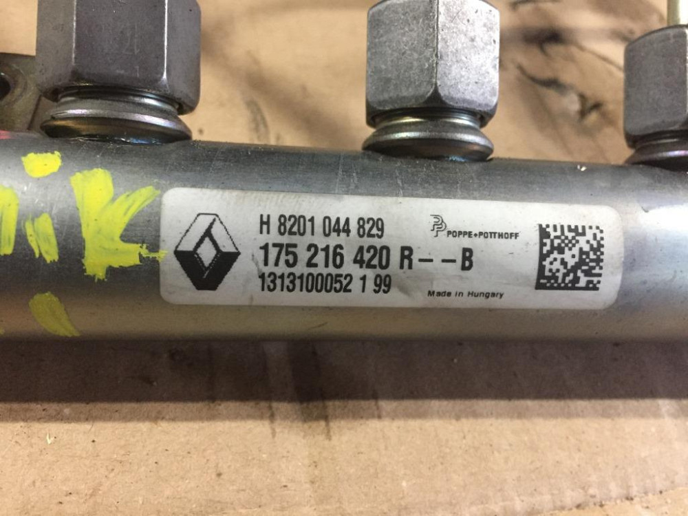 Паливна рейка (рампа форсунок) Renault Scenic III 1.6 dci 2009-2016 (175216420R) Ковель - изображение 1