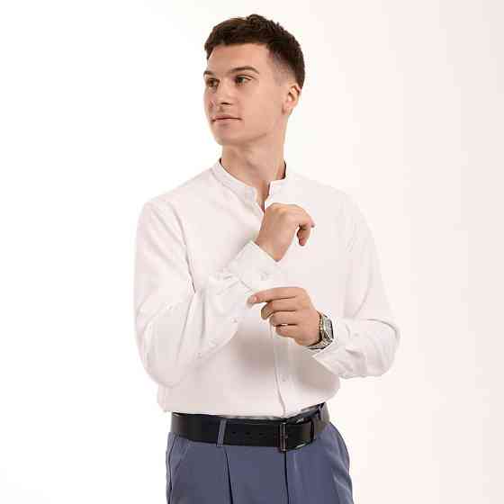 Молочна сорочка чоловіча з довгими рукавами Pobedov Legend Київ