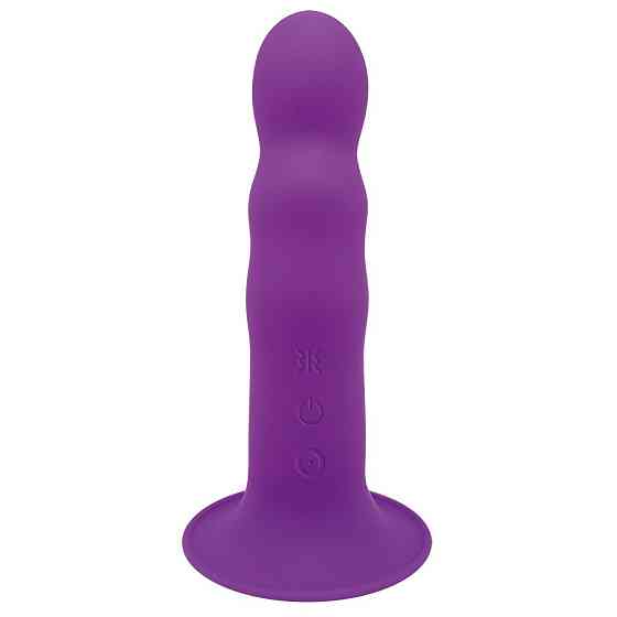 Вибратор рельефный Adrien Lastic Hitsens 3 на присоске, фиолетовый Sex Aura Киев