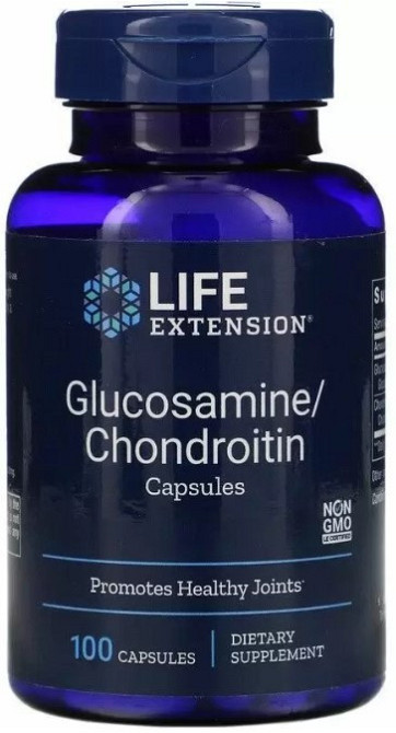 Глюкозамин хондроитин Life Extension Glucosamine/Chondroitin 100 капсул Киев - изображение 1