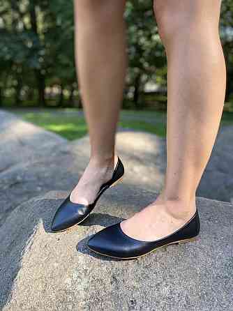 ALEX BELL Балетки жіночі ALEX BELL 700Z/1-1-20AP чорні (весна-осінь, шкіра натуральна) (3100) 3 Коломия