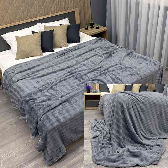 Плед-покривало 200х230 см (+-5см) Soft Night Графітовий (87-132) Київ