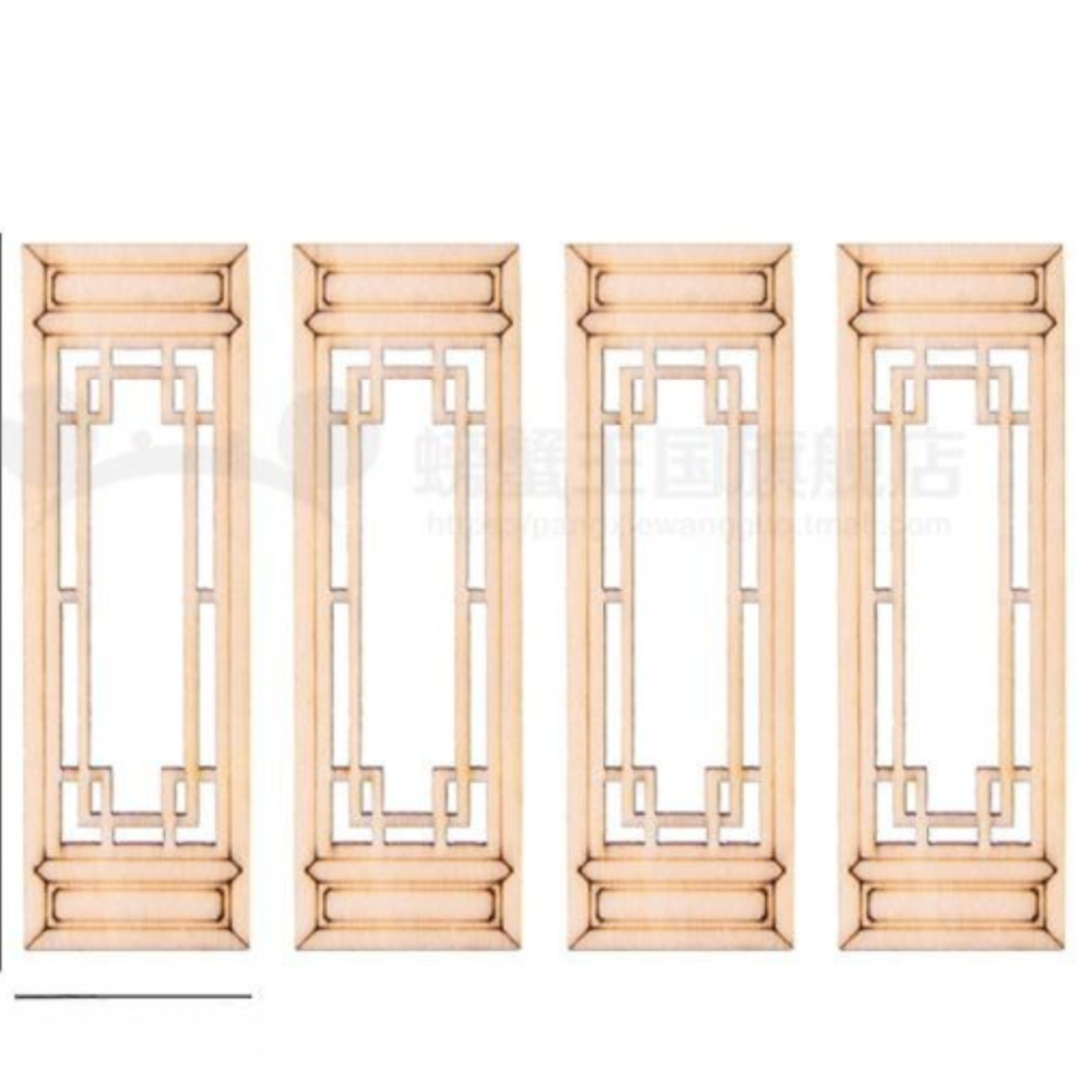 Деревянные окна и двери для бук нука, моделирования, песочного стола, творчества 4 вікна Одесса - изображение 1
