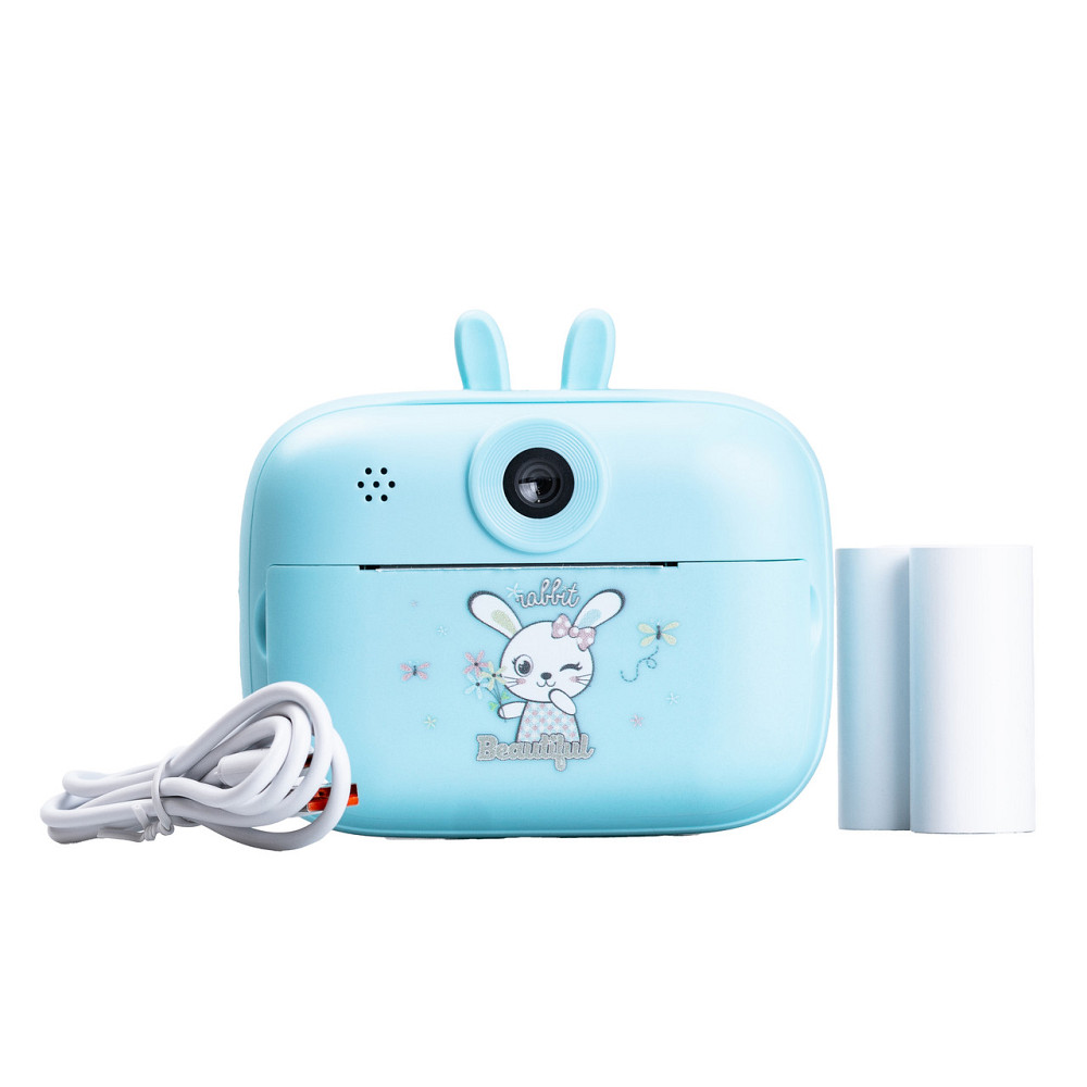 Happy Life Дитяча фотокамера з миттєвим друком знімків «Зайчик» синій HPS1BL Коломия - фото 3