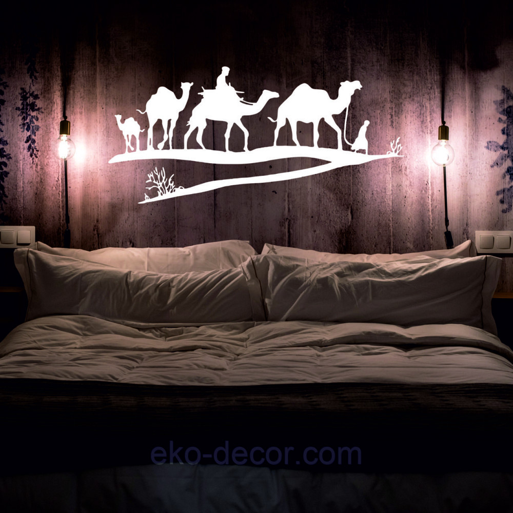 Декоративне настінне Панно «Караван» Декор на стіну 50*24 см, Білий Київ - фото 9