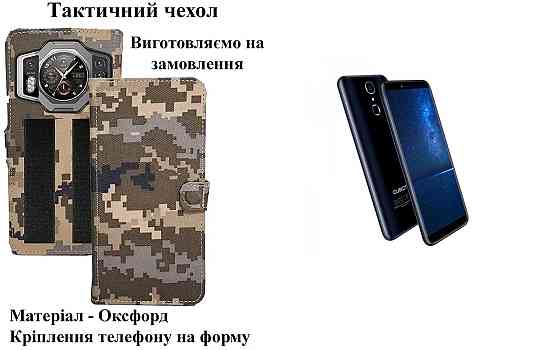 Тактичний чохол для Cubot KingKong 11, кріпиться до спорядження на липучці Київ