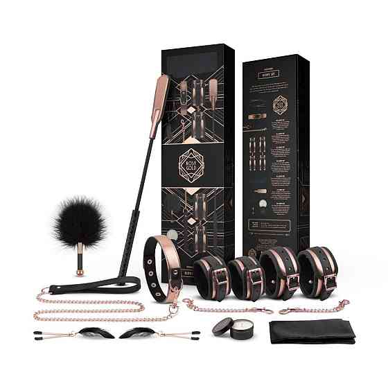 Шикарний набір для BDSM Rosy Gold – Nouveau BDSM set, 9 аксесуарів Sex Aura Київ