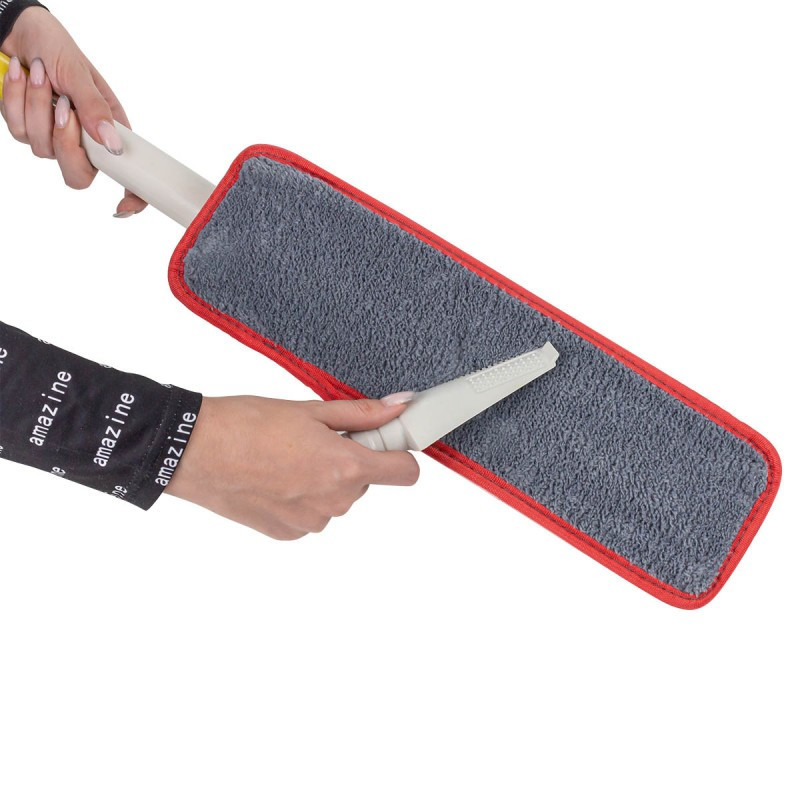 Швабра з віджимним механізмом ''метелик''+ 2 насадки з мікрофібри WT-XH(white) Одеса - фото 4