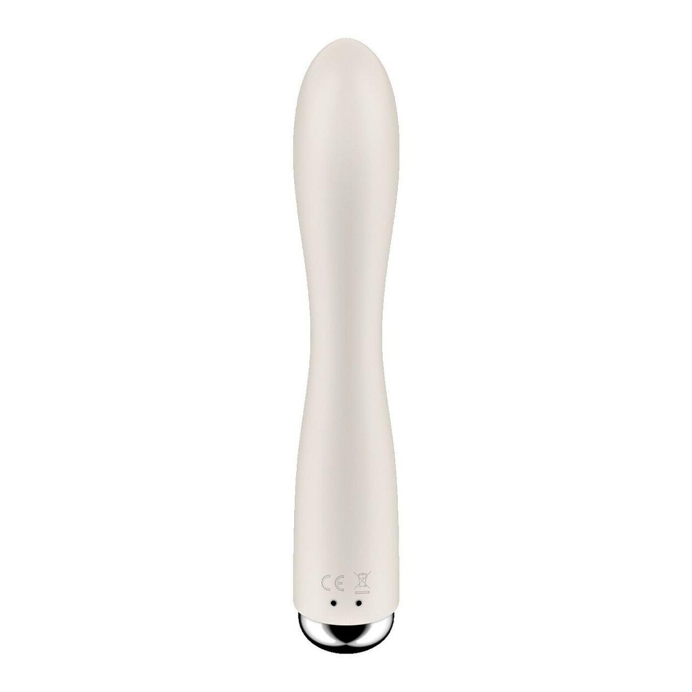 Вібратор-кролик з ротацією Satisfyer Spinning Rabbit 1 Beige, 3 мотори Sex Aura Київ - фото 4