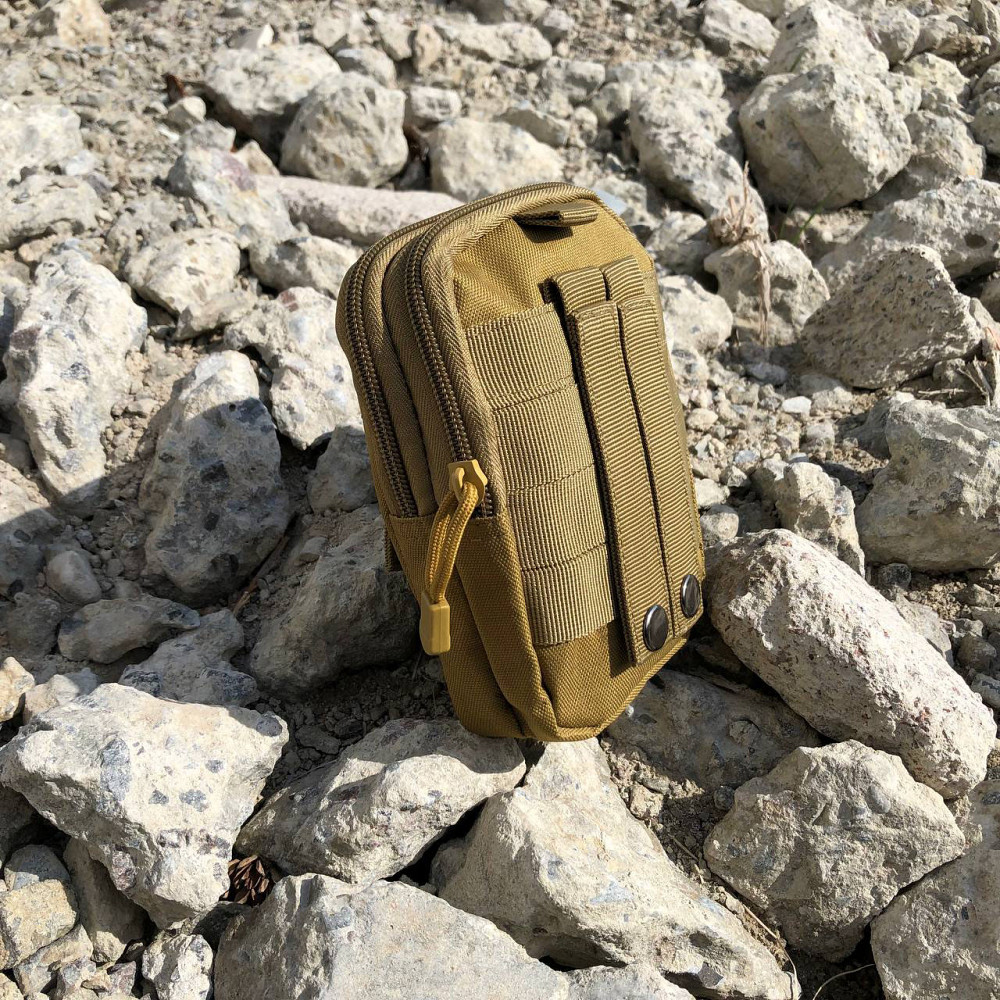 Тактична сумка - сумка для телефону, система MOLLE органайзер тактичний з кордури. Колір: койот SH-59 Львів - фото 20