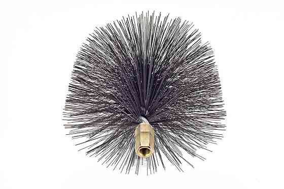 Металевая щетка для чистки дымохода Savent 180 мм Киев