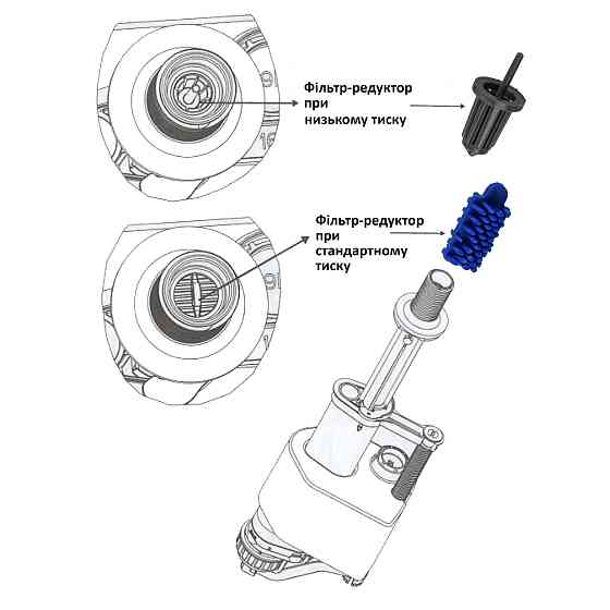 Клапан заповнення SIAMP Brio 754-1/2L,нижнє підведення 1/2''латунь , швидке наповнення Киев