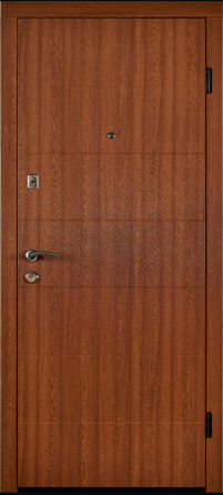 Двері вхідні Наші Двері ПОРТА Б-308 Дуб золотий 960х2050 мм Київ