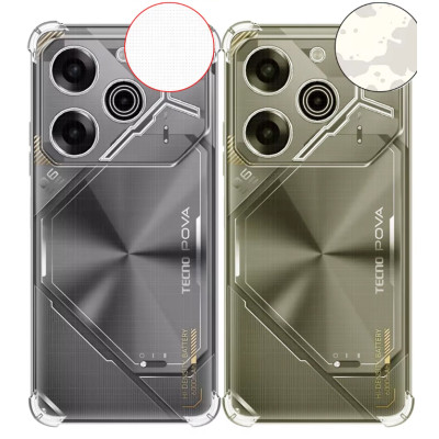 Чохол до мобільного телефона BeCover Anti-Shock Tecno POVA 6 (LI7) Clear (712784) Вінниця - фото 4