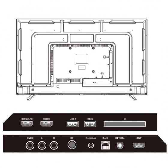 TV 50 Mystery MTV-5060UDT2 4K/Android 11/DVB-T2/2xUSB 2.0/3хHDMI/CI-слот/Wi-Fi/Black (MTV-5060UDT2) Київ