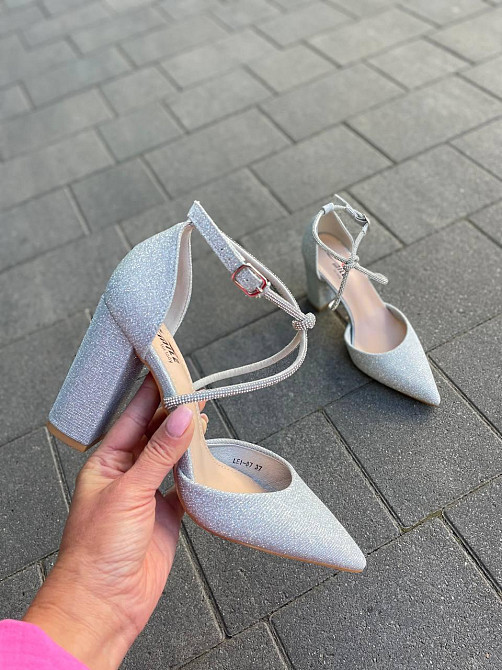 YES MILE Босоніжки жіночі YES MILE LEI-87 срібні (літо, еко-шкіра) (5885) Коломия - фото 4