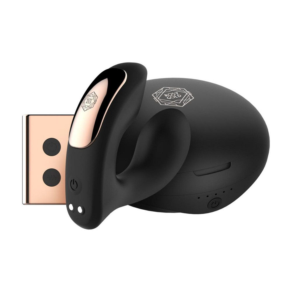 Вібратор Rosy Gold – Wearable Vibrator with Luxury Charging Case – Black Sex Aura Київ - фото 1
