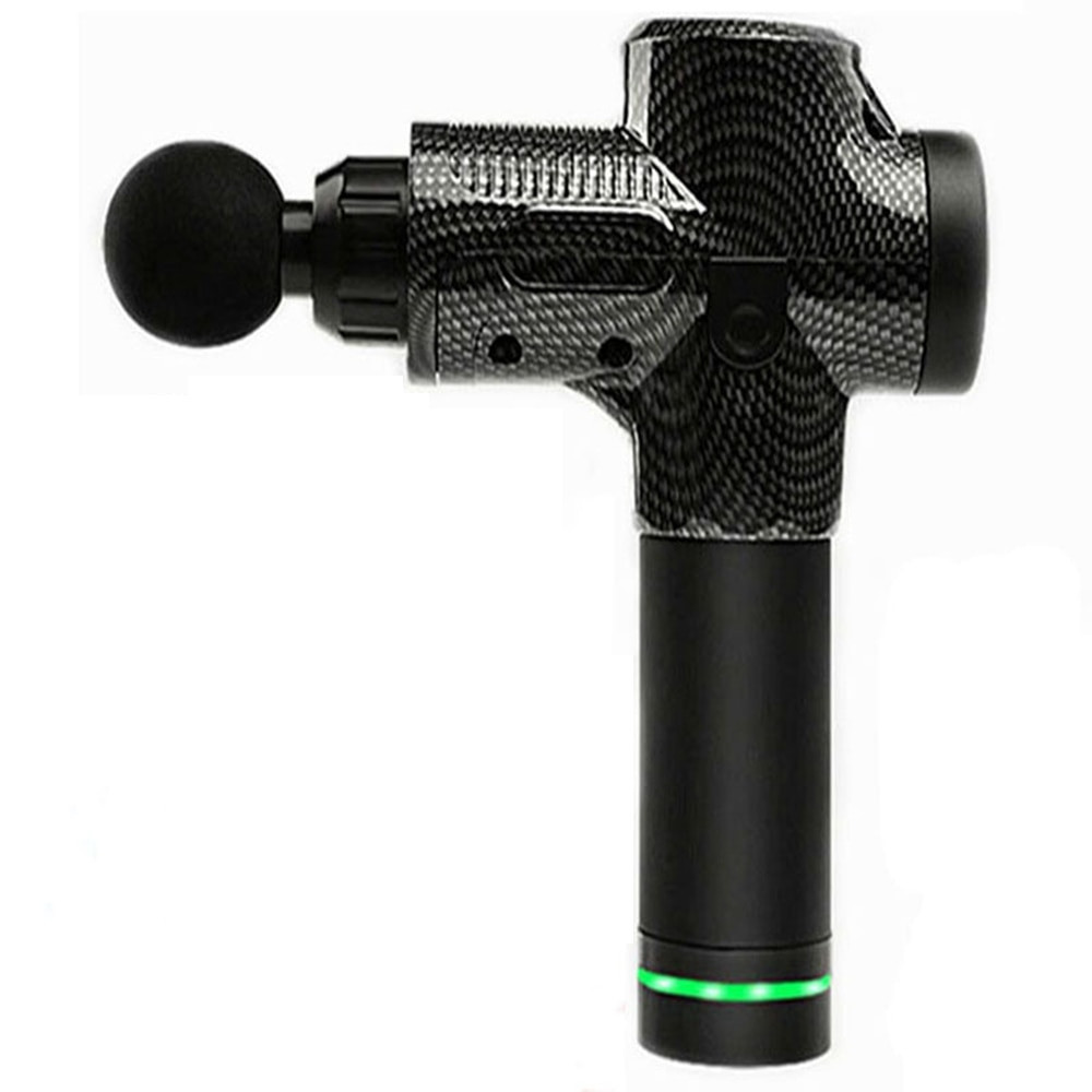 Перкуссионный массажер Rlaxyoo S3 Массажный пистолет (6 насадок + кейс) 2400 мАч 30 режимов (Карбон) Винница - изображение 2