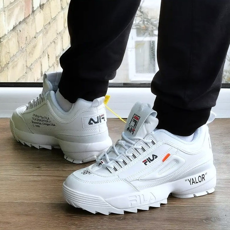 Кроссовки FILA Disruptor Белые Фила Женские (размеры: 36,37,38,39,40) Видео Обзор Днепр - изображение 1