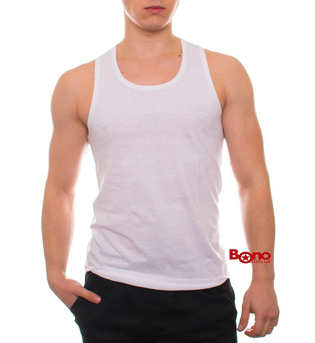 Майка чоловіча Bono 950102 48, Білий Київ - фото 1