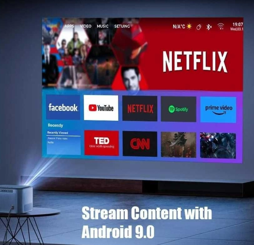 Проектор: BYINTEK X25 Full HD/ 1080P / 4K/ Android.Смарт FullHD Харьков - изображение 5