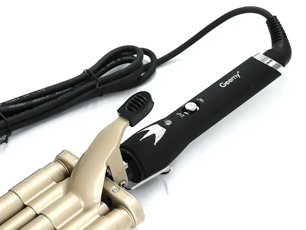 Плойка-щипцы для волос Gemei GM-2933, керамическое покрытие, 2 температурных режима, до 210°C, 45 Вт Одесса - изображение 8