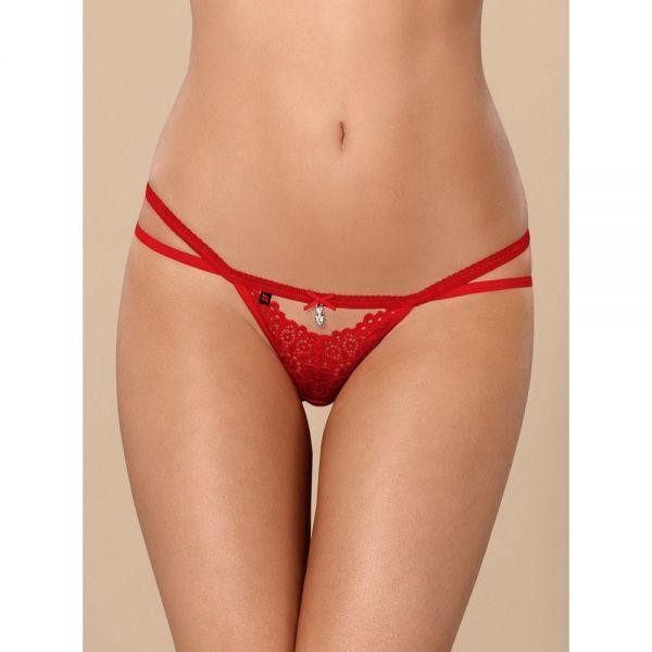 Стринги Obsessive 838-THO-3 thong red L/XL Sex Aura Киев - изображение 1