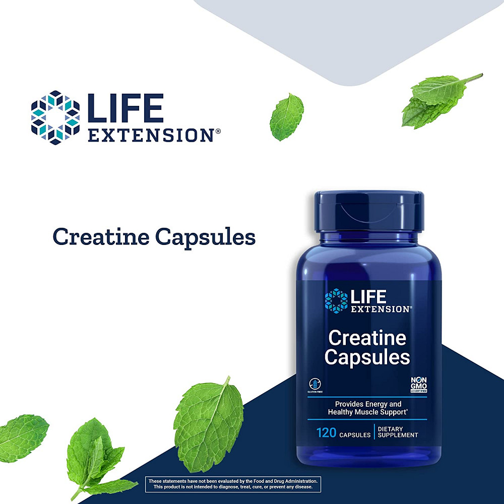 Креатин Life Extension Creatine Capsules 120 Capsules Луцьк - фото 3