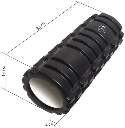 Масажний валик KZ-K1 Роллер Чорний Київ