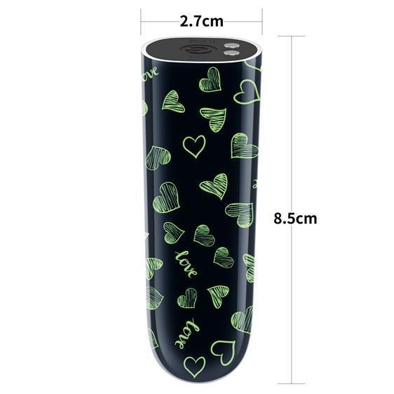 Вибропуля - Rechargeable Glow-in-the-dark Heart Massager Sex Aura Киев - изображение 3