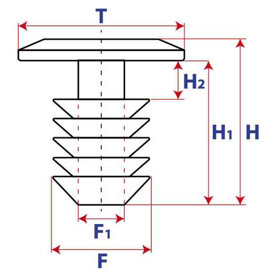 Клипса обшивки двер Ford E9SB6302354ACW E9SB-6302354-ACW E9S6302354ACW Киев
