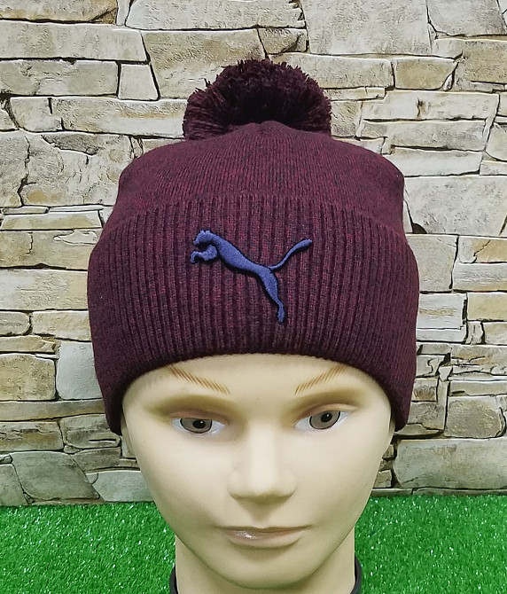 Мужская шапка Puma Originals Pom Pom Fleece Киев - изображение 3