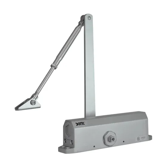 Дверний доводчик Dortec DT-514H Silver з фіксацією дверей у відчиненому положенні (63-00003) Київ