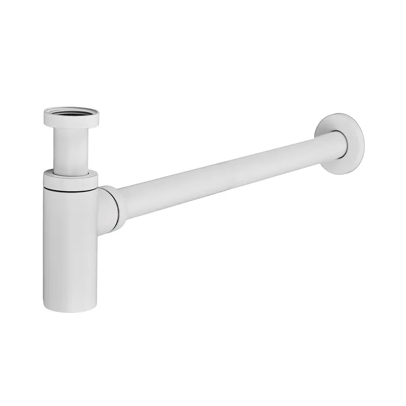 Сифон для раковины Koer BT-01-03 без выпуска (под донный клапан) без ревизии (Цвет белый) 1 1/4'' (KR3409) Киев - изображение 1