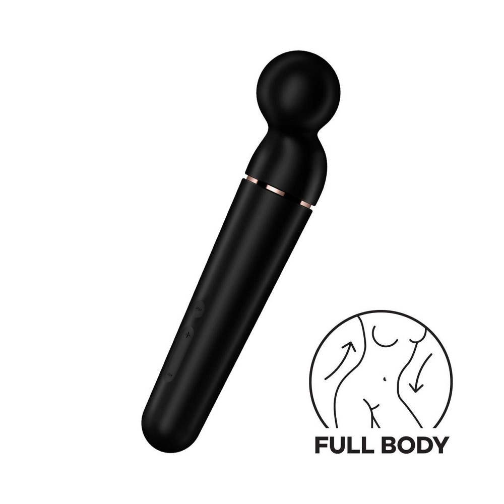 Вібромасажер Satisfyer Planet Wand-er Black/Rosegold, дуже потужний, бездротовий Sex Aura Київ - фото 1