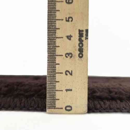 Килимок для ванних кімнат поліпропіленовий TM DarianA Standard u-cut 60*50 шоколадний соти Житомир