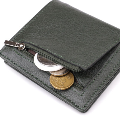 Кошелек ST Leather Из натуральной кожи Зеленый (23093) Винница - изображение 9