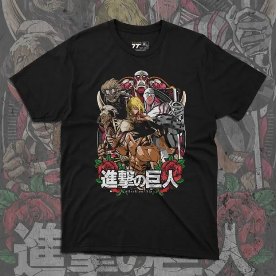 Футболка для подростка мальчика с принтом Атака титанов Титани Размер 160 Anime10894 Днепр