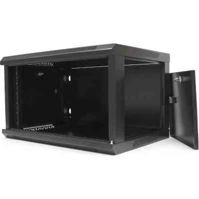 Шкаф настенный Merlion 4U 19" 600*450*279 (Ш*Г*В)мм, black (MI3-6304 / 36526) Винница