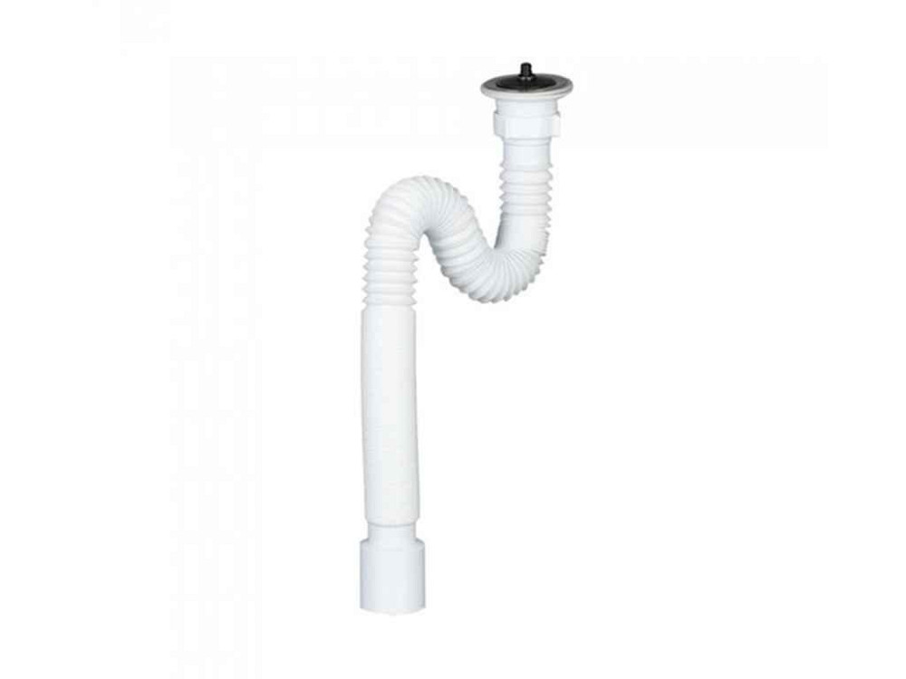 Гофросифон Г0106 нерж. L=1200мм d=50mm ТМ SOLO PLAST Киев - изображение 1