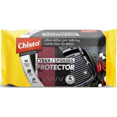Губки кухонные Chisto Protector 4 шт. (4823098414773) Винница