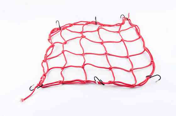 Сітка багажника (павук) (червона) KOMATCU Київ
