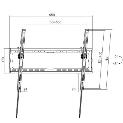 Кронштейн AGN AGN80-460T Винница - изображение 7