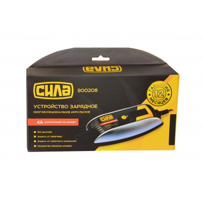 Зарядное устройство для автомобильного аккумулятора СИЛА цифровий імпульсивний 4А 6/12 В (900208) Винница - изображение 2