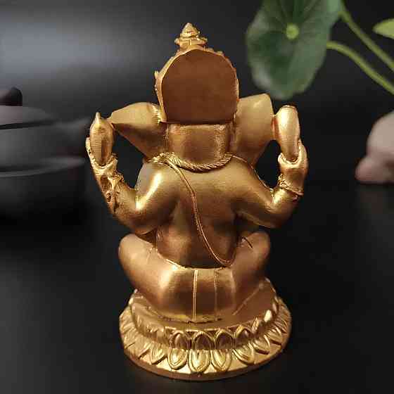 Статуэтка Ганеша RESTEQ — фигурка для интерьера Ganesha 4x4x7 см, декоративный элемент для дома и офиса, символ удачи и Киев
