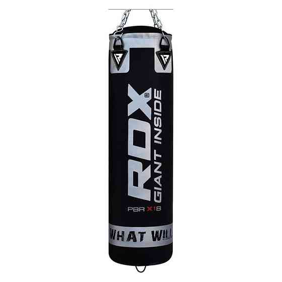 Боксерський мішок RDX Leather Black 1.2 м, 40-50 кг Кам'янське