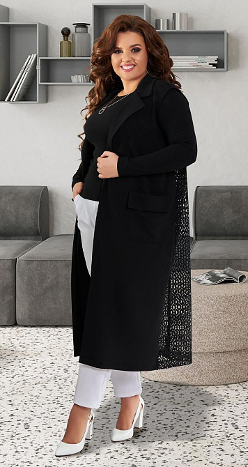 Костюм кардиган великого розміру (48) Київ - фото 3